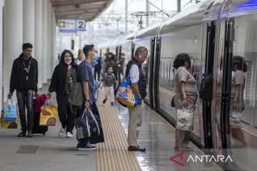 Penjualan tiket Whoosh periode angkutan Lebaran