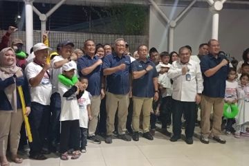 SPJM Pelindo lepas ratusan pemudik dengan 12 bus dari Makassar