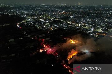 Kebakaran SPBE Cimuning Bekasi