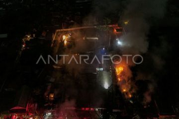 Kebakaran SPBE Cimuning Bekasi