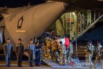 Pelepasan tiga jenazah pasukan perdamaian UNIFIL