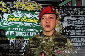 Kopassus kenang Mayor Zulmi Aditya sebagai sosok perwira teladan