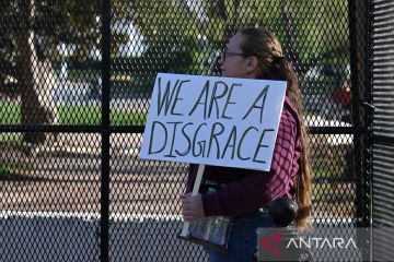 Warga AS gelar aksi di Gedung Putih