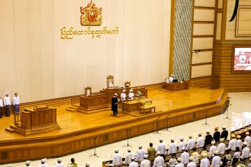 Min Aung Hlaing dilantik sebagai Presiden Myanmar