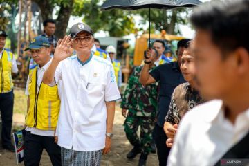 Kunjungan kerja Menteri PU di Nganjuk