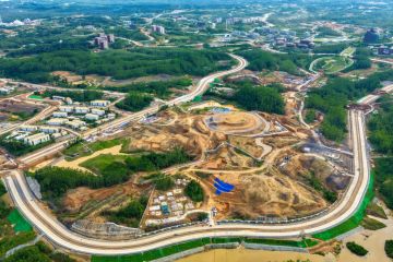 OIKN: Pembangunan komplek Legislatif-Yudikatif tetap prioritas