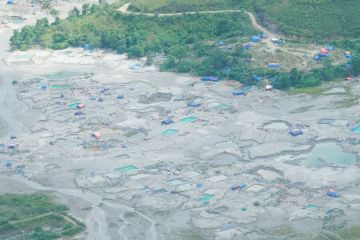 Polda Maluku gandeng TNI-Satgas PKH pantau tambang ilegal Gunung Botak