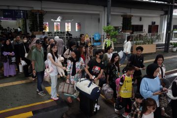 Jumlah penumpang kereta api di Lampung naik
