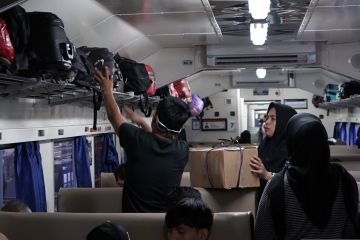Jumlah penumpang kereta api di Lampung naik