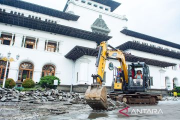 Gedung Sate bersolek: Proyek revitalisasi besar-besaran dimulai demi perkuat ikon pusat Pemerintahan Jawa Barat