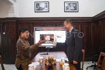 Dirut LKBN ANTARA terima kunjungan Dubes Rusia