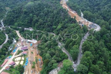 Pengerjaan jalan layang Sitinjau Lauik dilanjutkan
