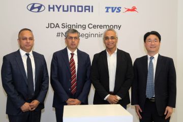Hyundai Motor dan TVS Motor Resmi Jalin Kemitraan untuk Mendorong Komersialisasi Kendaraan Listrik Roda Tiga di India
