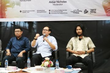 Pelatihan skenario film di Taman Budaya Sumatera Barat