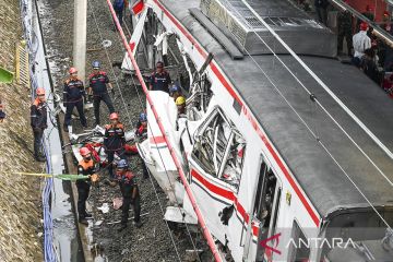 Polisi periksa 31 saksi terkait kecelakaan kereta di Bekasi Timur