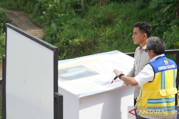 Wapres Gibran tinjau pembangunan Bendungan Bagong Trenggalek