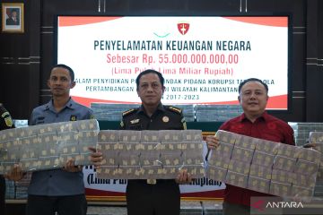 Kejati Kalbar selamatkan uang negara Rp55 miliar