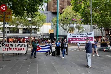 Melbourne berunjuk rasa soal intervensi AS di Amerika Latin dan Iran