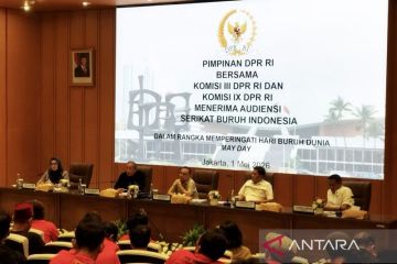 Dasco sampaikan salam dari Presiden ke aliansi yang aksi di DPR