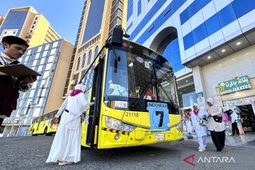 Pengoperasioan 452 unit bus Shalawat untuk layani jamaah calon haji
