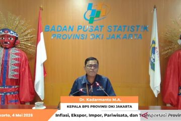 Jakarta alami inflasi 0,21 persen pada April 2026