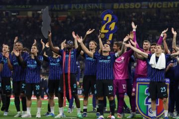 Inter Milan juara Liga Italia usai bekuk Parma 2-0