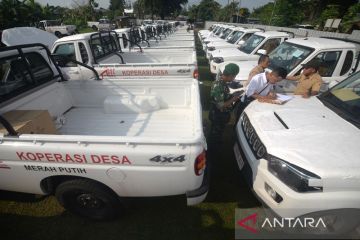 Sinergi TNI dan Koperasi Desa Merah Putih: 50 mobil pikap resmi diserahkan di Kodim Klaten, ini tujuannya
