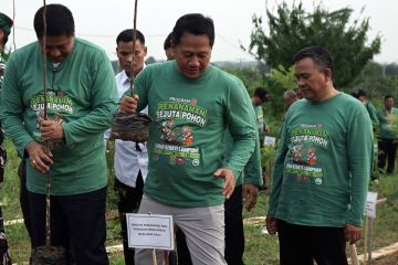 Menteri PKP tanam pohon di Lampung
