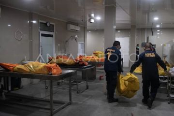 Jenazah korban kecelakaan bus ALS