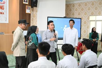Gibran tinjau pelatihan vokasi SMKN 4 Lampung dukung SDM berdaya saing