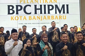 Ketua DPRD Banjarbaru hadiri pelantikan pengurus BPC HIPMI