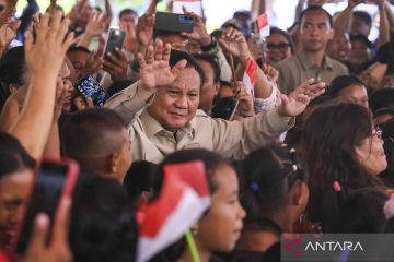 Presiden Prabowo Subianto kunjungi Pulau Miangas di wilayah utara Indonesia