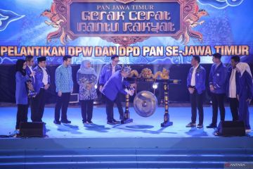 Pelantikan pengurus DPW dan DPD PAN Jatim
