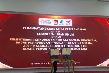 KPU-KPP DEM teken MoU transparansi informasi dan pemberitaan