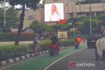 Polisi buru pelaku jambret WNA Italia di Bundaran HI
