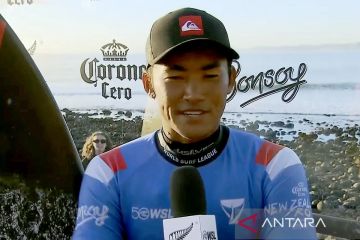 Rio Waida melaju ke 16 besar WSL New Zealand Pro