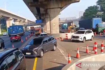 Ada pemeliharaan, Jasamarga lakukan "contraflow" di Km 23-28 Tol Japek