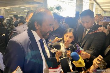 Surya Paloh optimistis nilai tukar rupiah menguat usai pidato Presiden
