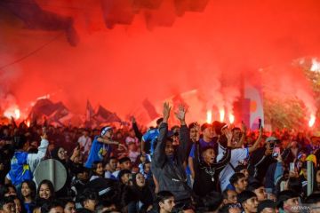 Nonton bareng pertandingan Persib Bandung