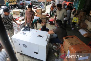 Penjualan genset dampak pemadaman listrik di Aceh