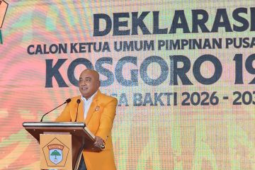 La Ode Saiful deklarasikan diri maju jadi Ketum Kosgoro 1957 di Mubes