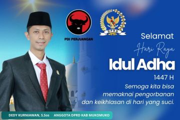 DPRD Mukomuko: Selamat Hari Raya Idul Adha