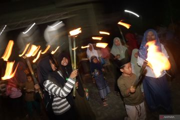 Takbir keliling sambut Idul Adha di Kediri