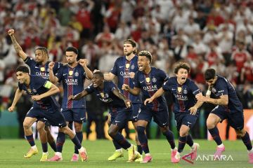 PSG juara Liga Champions usai tumbangkan Arsenal lewat drama penalti