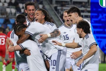 Pio Esposito bawa Italia kalahkan Luksemburg