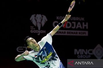 Jonatan Christie melaju ke babak 8 besar
