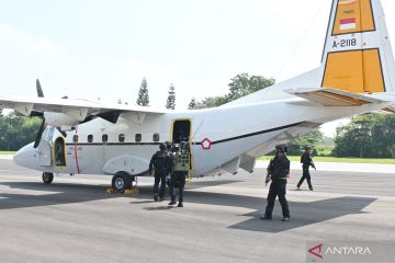 TNI AU asah kemampuan personel hadapi teror bom di pesawat