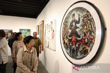 Megawati buka pameran"Mata Hati Soekarno" di Yogyakarta