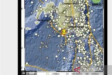 Gempa magnitudo 5,3 guncang Kepulauan Sangihe Sulut