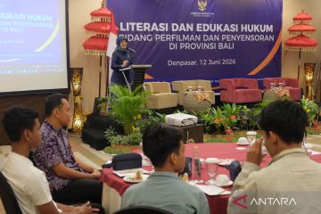 Konten kreator mendapat edukasi hukum perfiman dan penyensoran di Denpasar